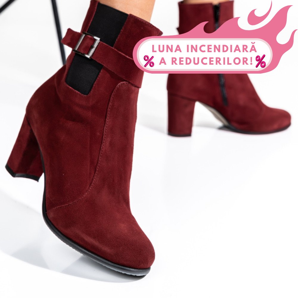 BOTINE DAMA PIELE NATURALA INTOARSA VISINII 7S7770