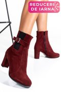 BOTINE DAMA PIELE NATURALA INTOARSA VISINII 7S7770