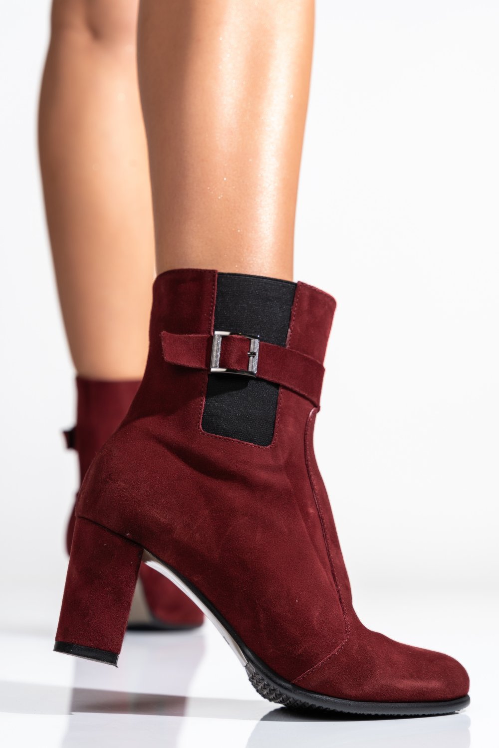 BOTINE DAMA PIELE NATURALA INTOARSA VISINII 7S7770