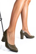 PANTOFI KHAKI PIELE NATURALA 3S77292
