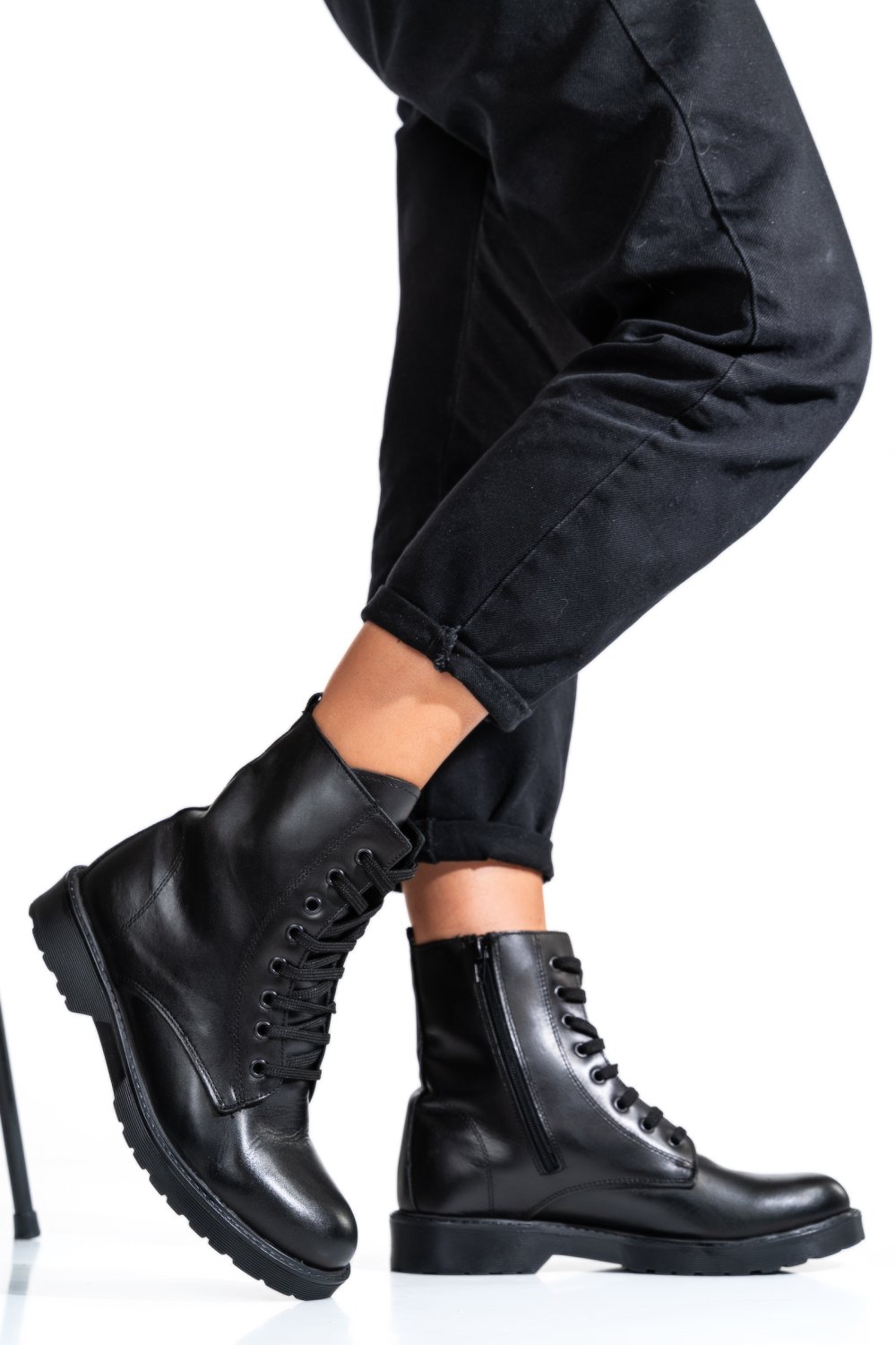 GHETE DAMA PIELE NATURALA NEGRE 3S7700DOD