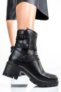 GHETE DAMA PIELE NATURALA NEGRE TOC MIC 7S77768