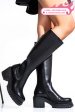 Cizme dama piele naturala  negre 1s771347594
