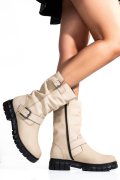 GHETE FEMEI PIELE NATURALA BEJ 7S77902