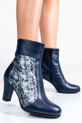 BOTINE DAMA PIELE NATURALA BLEUMARIN 7S7771