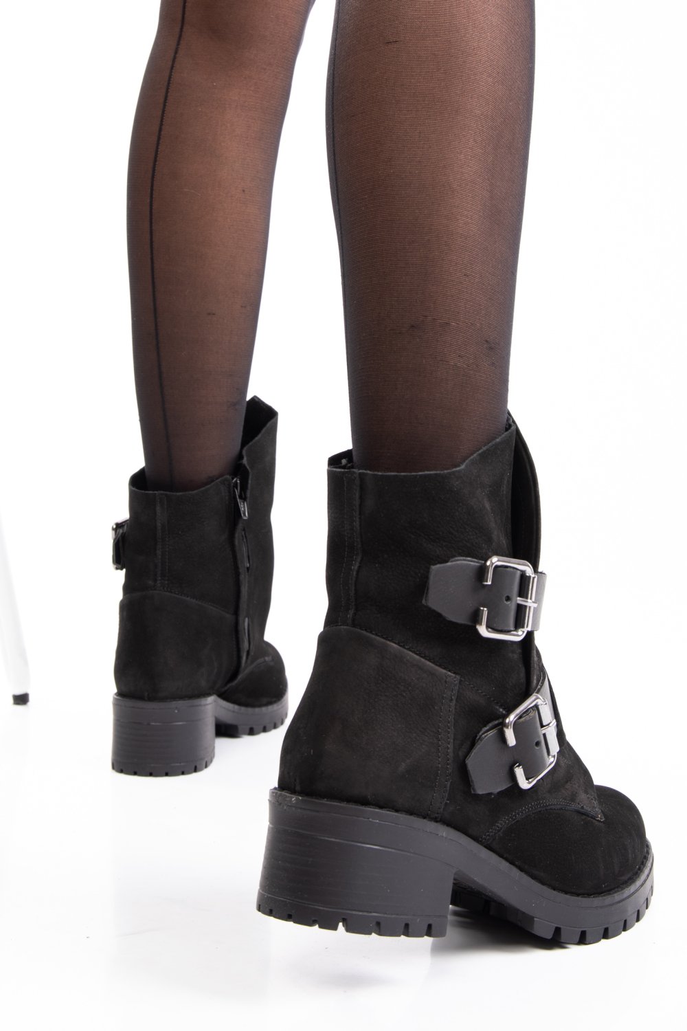 GHETE DAMA PIELE NATURALA NEGRE 1S7792887NBK