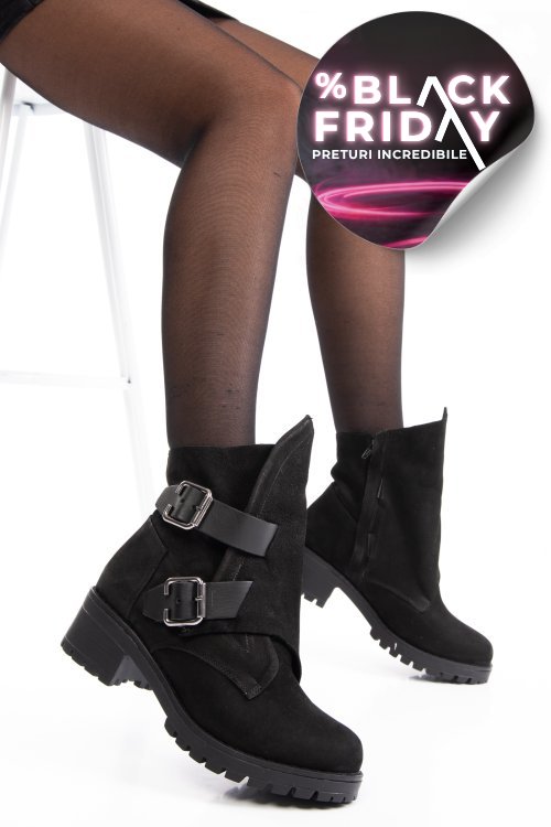 Ghete dama piele naturala negre 1s7792887nbk