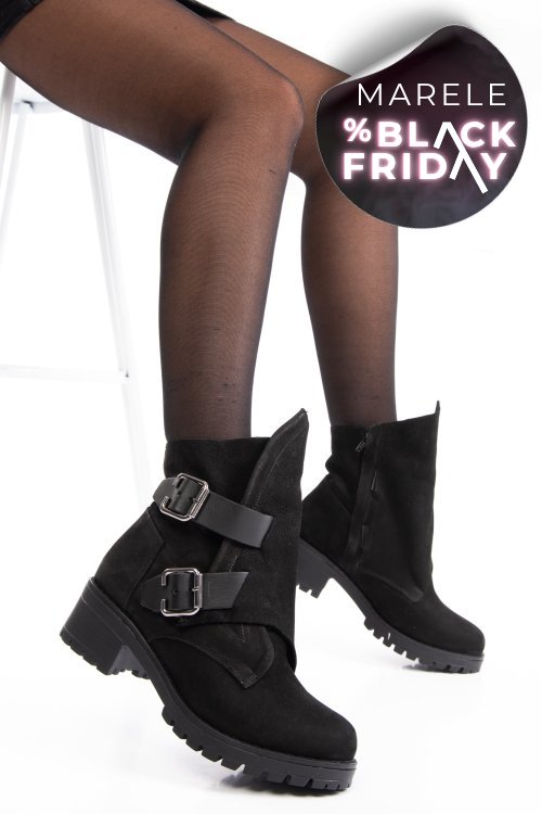 Ghete dama piele naturala negre 1s7792887nbk