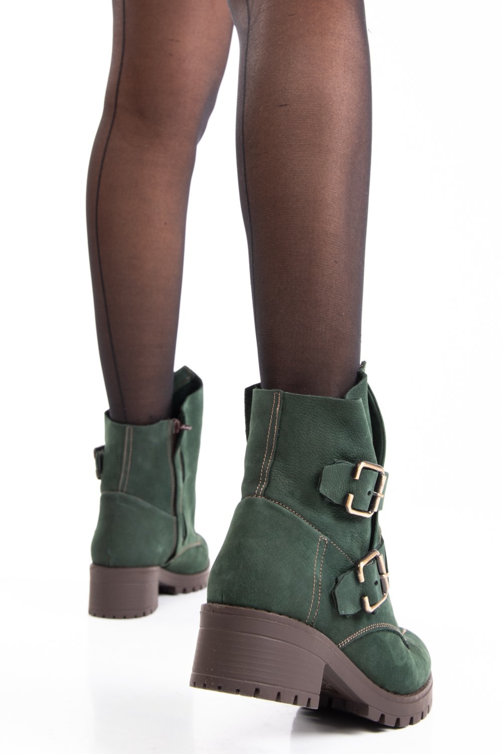 GHETE DAMA PIELE NATURALA VERZI 1S7792887NBK