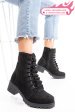 Ghete dama piele naturala intoarsa negre 1s7782859