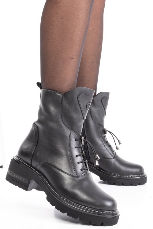 Ghete femei piele negre naturala 9s7760