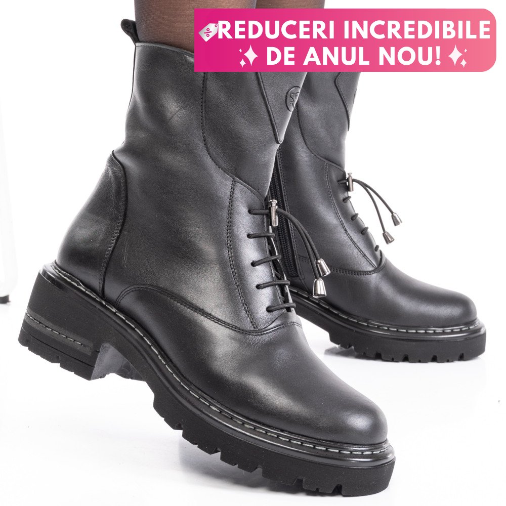 GHETE FEMEI PIELE NEGRE NATURALA 9S7760