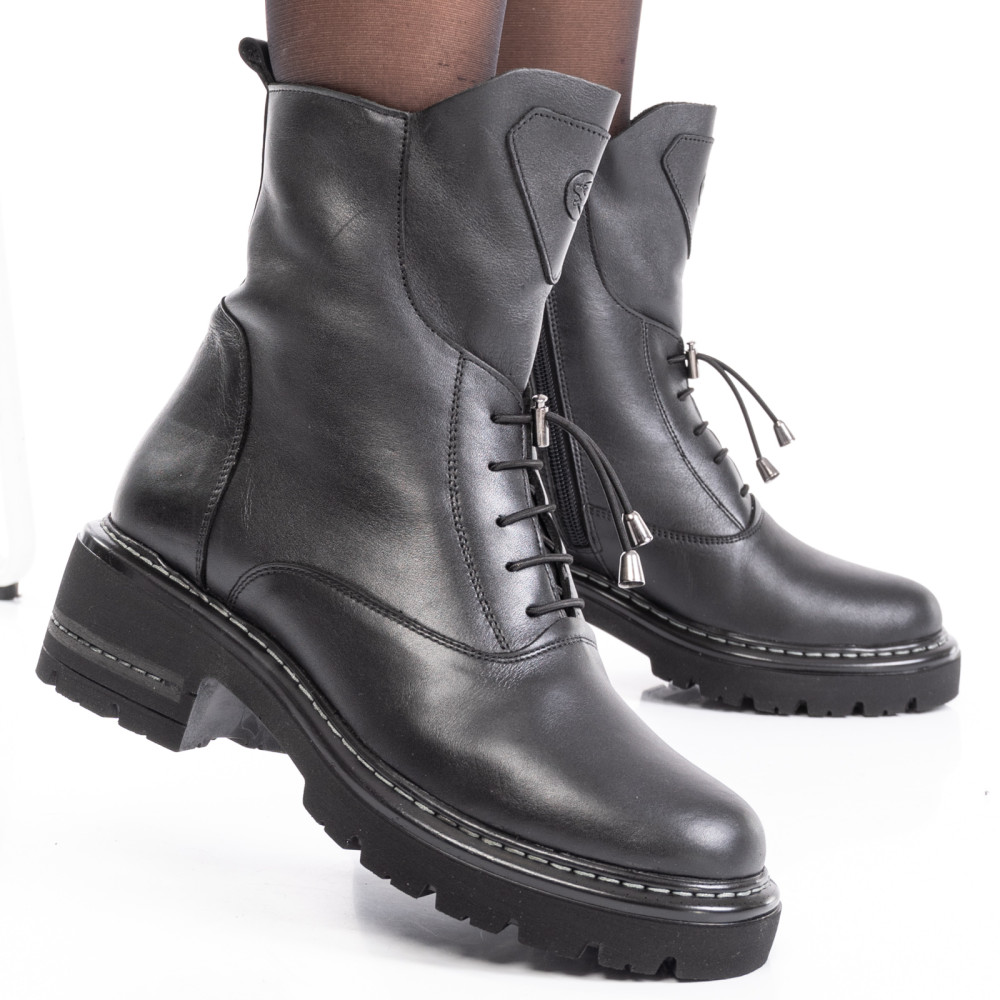 GHETE FEMEI PIELE NEGRE NATURALA 9S7760