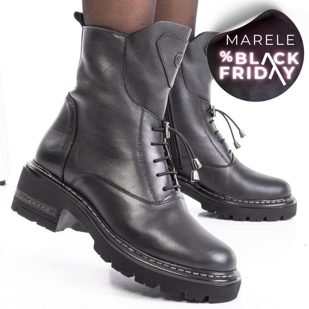 GHETE FEMEI PIELE NEGRE NATURALA 9S7760