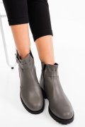 GHETE DAMA PIELE NATURALA GRI 0S7782