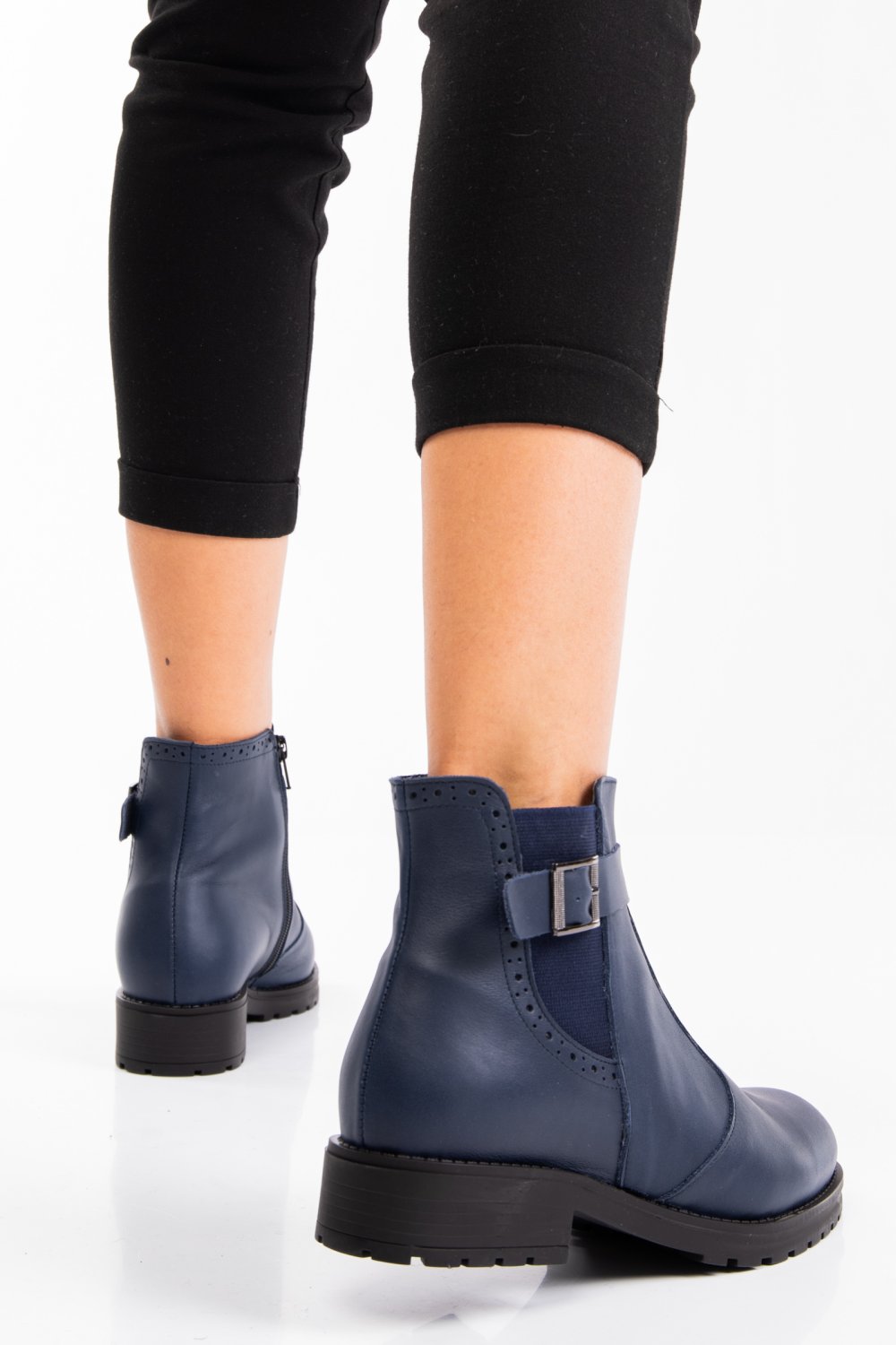 GHETE DAMA PIELE NATURALA BLEUMARIN 0S7782