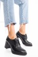 Botine dama piele naturala negre 2s7712626np
