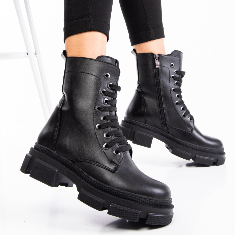 GHETE FEMEI PIELE NEGRE NATURALA 9S7764