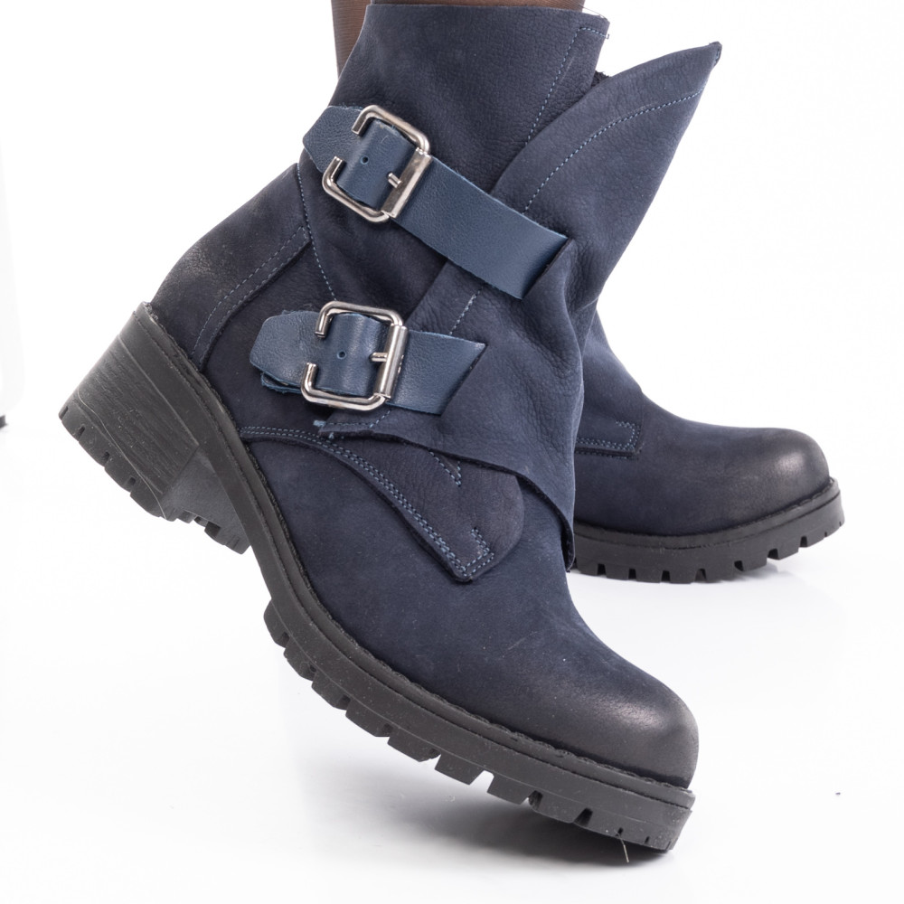 GHETE FEMEI PIELE NATURALA BLEUMARIN 1S7792887NBK