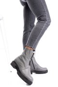 GHETE DAMA PIELE NATURALA GRI 1S7770-IMB