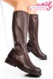 Cizme maro inchis piele naturala 2s7712818