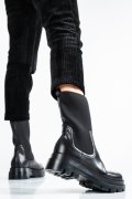 GHETE FEMEI PIELE NATURALA NEGRE 9S77007