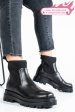 Ghete dama piele naturala negre 8s77962