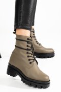 GHETE DAMA PIELE NATURALA KHAKI 1S7780