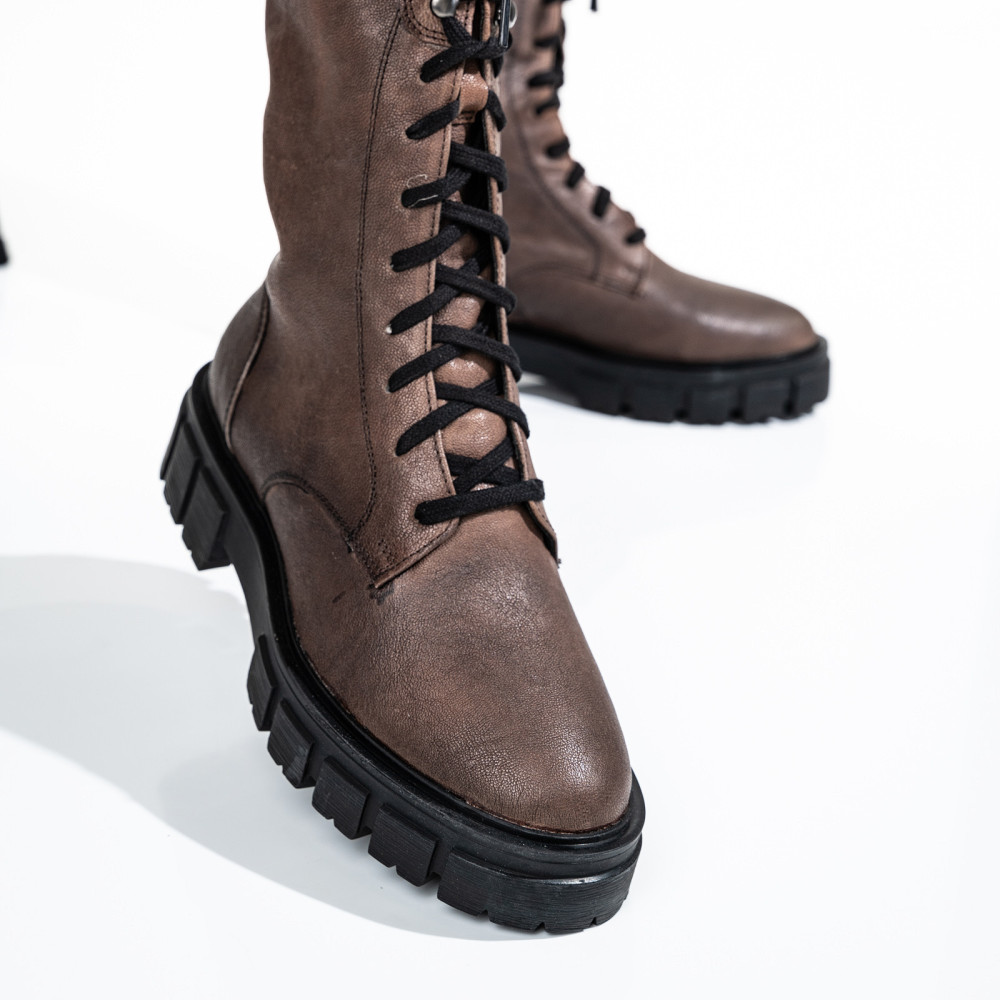 GHETE DAMA DE IARNA PIELE NATURALA MARO 8S77628