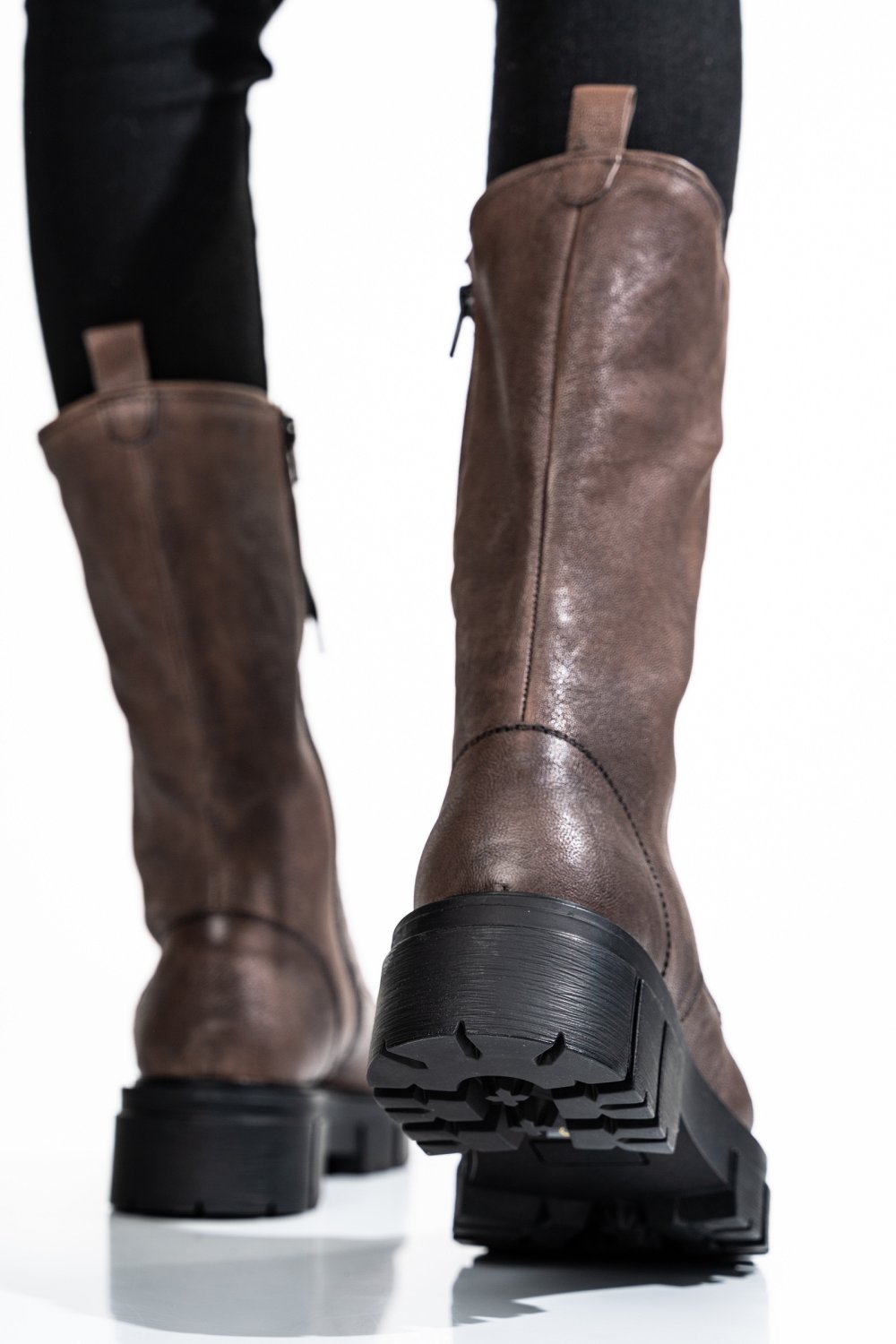 GHETE DAMA DE IARNA PIELE NATURALA MARO 8S77628