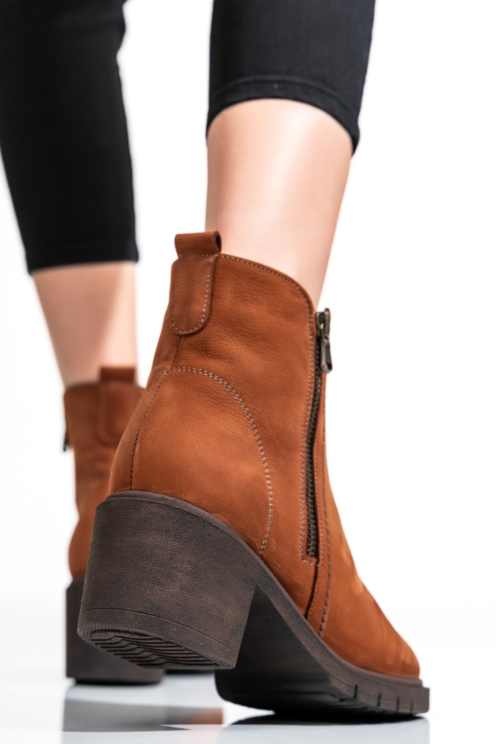 GHETE FEMEI PIELE NATURALA MARO DESCHIS 2S7732-026NBK