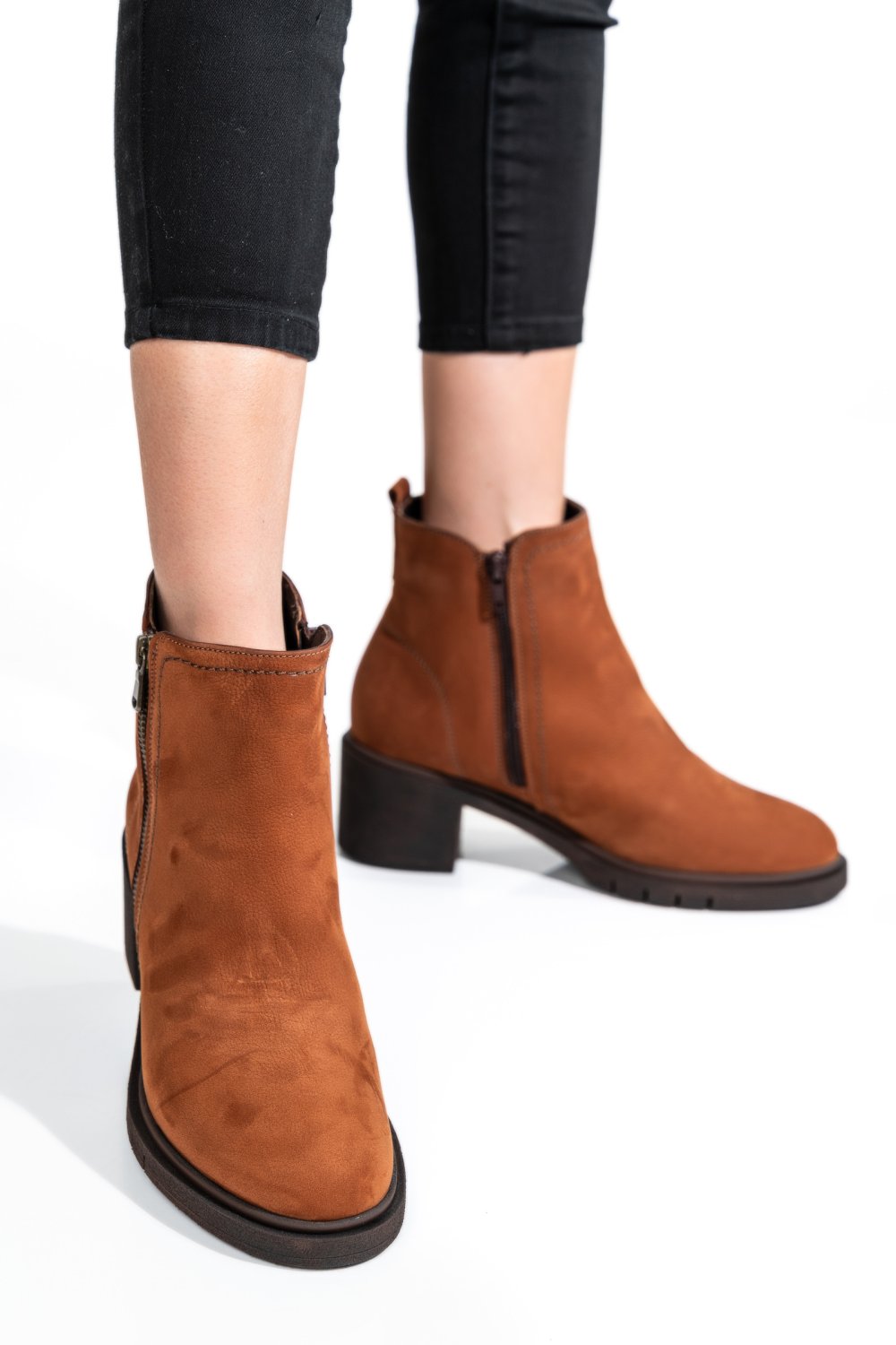 GHETE FEMEI PIELE NATURALA MARO DESCHIS 2S7732-026NBK