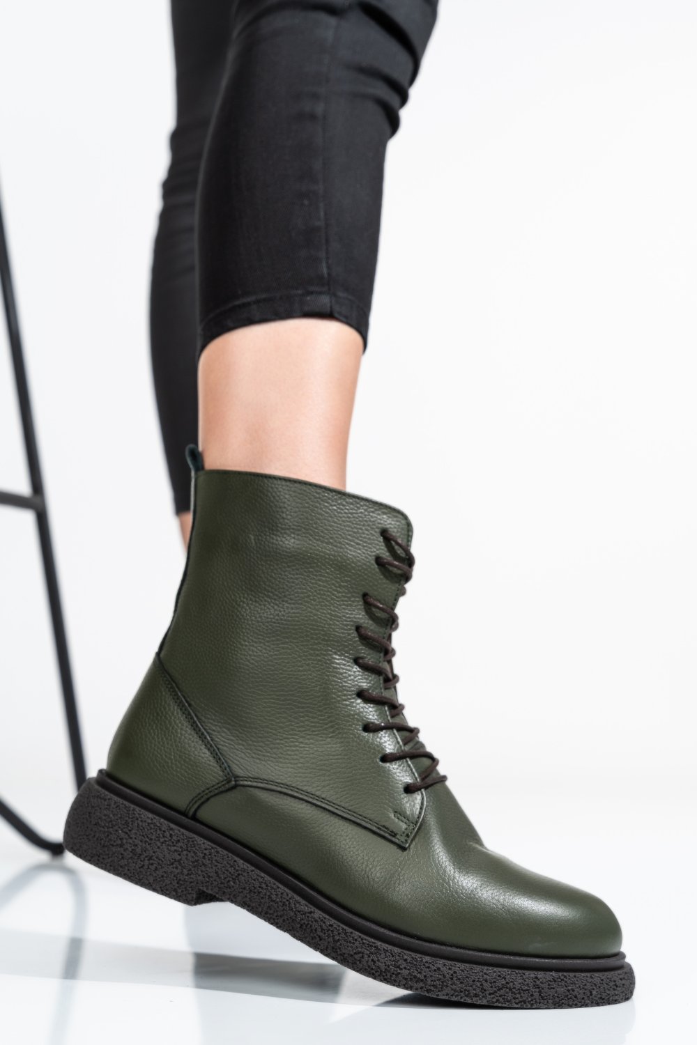 GHETE FEMEI PIELE NATURALA KHAKI 2S7732-002SFL