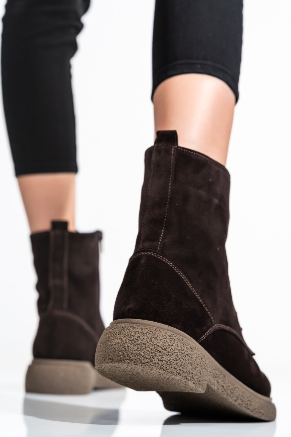 GHETE DAMA PIELE NATURALA INTOARSA MARO 2S7732-002SP