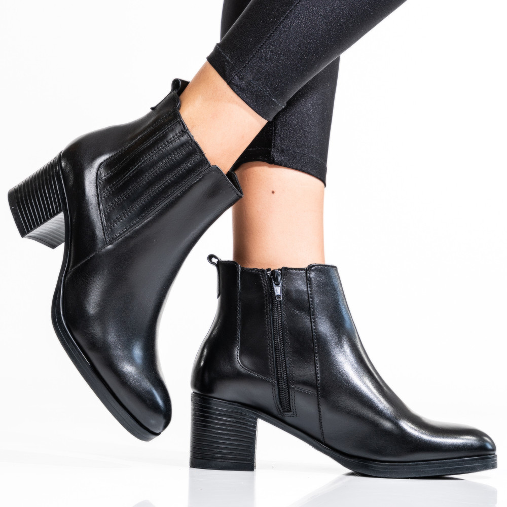 GHETE FEMEI PIELE NATURALA NEGRE WS77H70H13