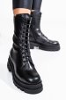 Ghete femei piele naturala negre 2s7752-1