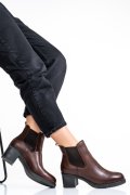 GHETE DAMA PIELE NATURALA MARO INCHIS TOC MIC 2S77571