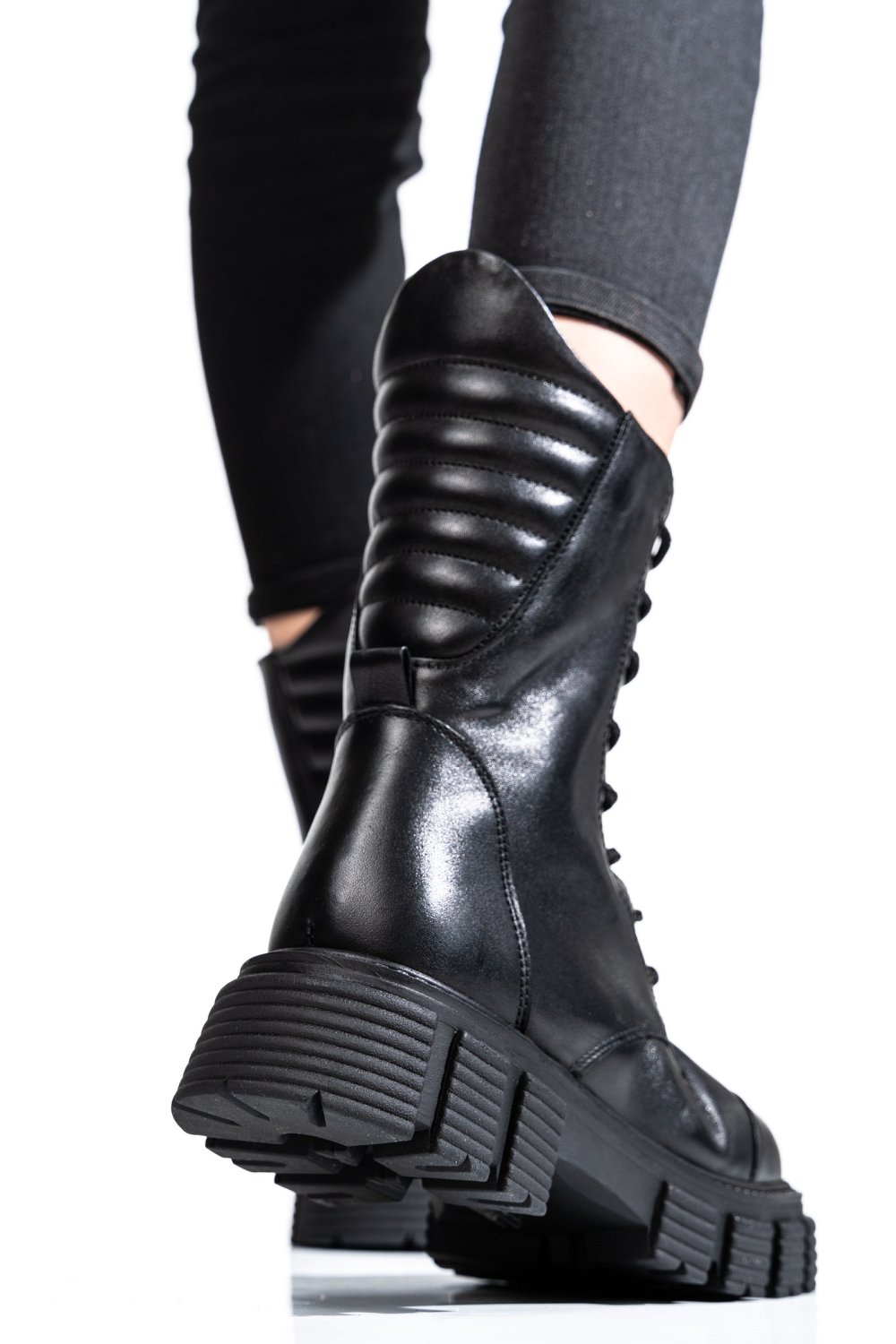 GHETE DAMA PIELE NATURALA NEGRE 2S7732-048NP