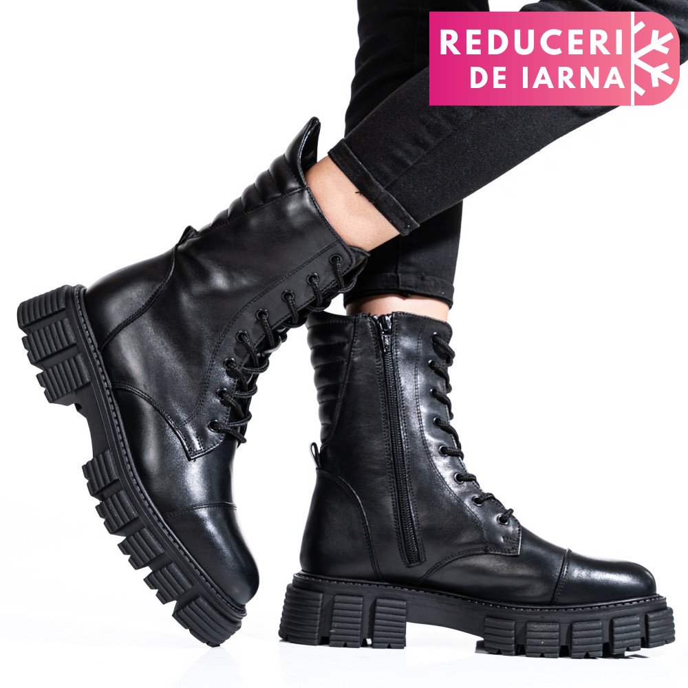 GHETE DAMA PIELE NATURALA NEGRE 2S7732-048NP