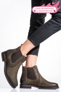 GHETE DAMA PIELE NATURALA NABUK MARO 6S77486