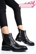 GHETE NEGRE PIELE NATURALA WS77H66H03