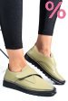 Pantofi olive piele naturala apck700