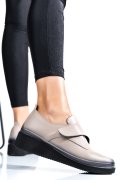 PANTOFI BEJ PIELE NATURALA APCK2265