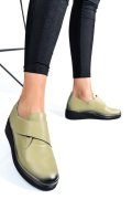 PANTOFI OLIVE PIELE NATURALA APCK2265