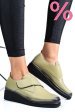 Pantofi olive piele naturala apck2265