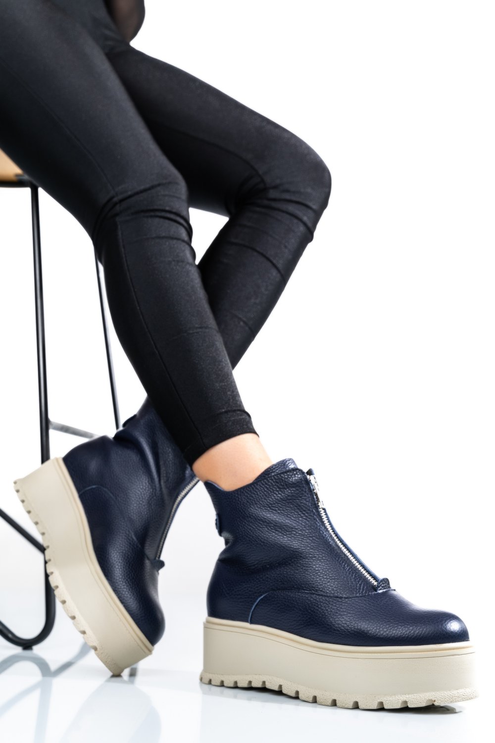 GHETE BLEUMARIN PIELE NATURALA 0PC12