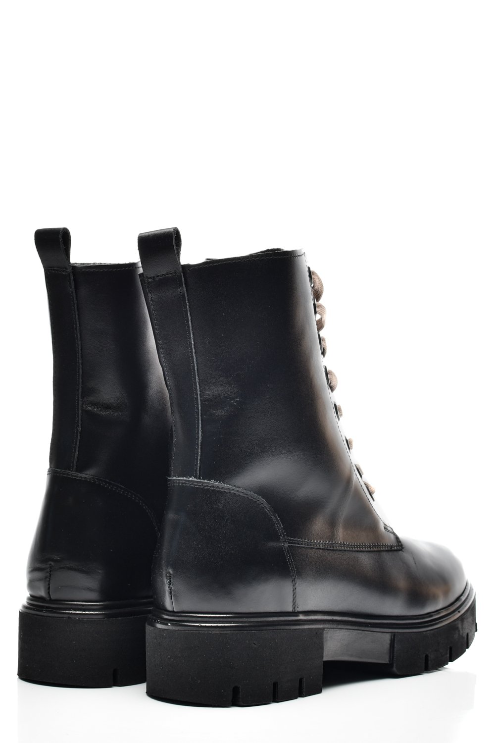 GHETE DAMA DE IARNA PIELE NATURALA NEGRE 1S7731