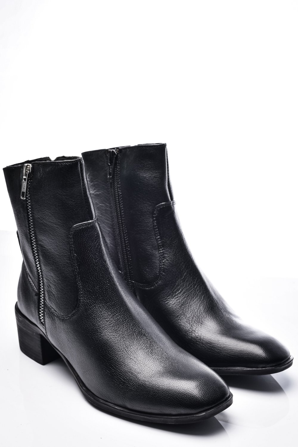 GHETE DAMA DE IARNA PIELE NATURALA NEGRE TOC MIC 7S77843