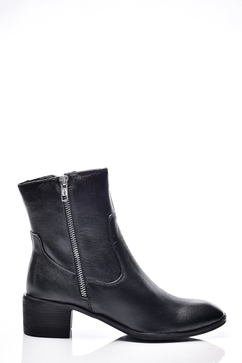 GHETE DAMA DE IARNA PIELE NATURALA NEGRE TOC MIC 7S77843
