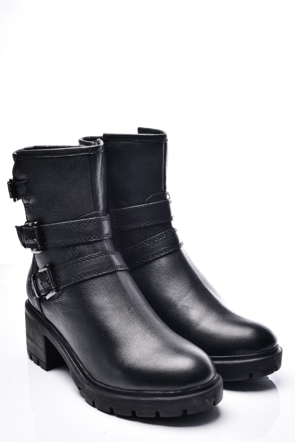 GHETE DAMA PIELE NATURALA NEGRE TOC MIC 7S77768
